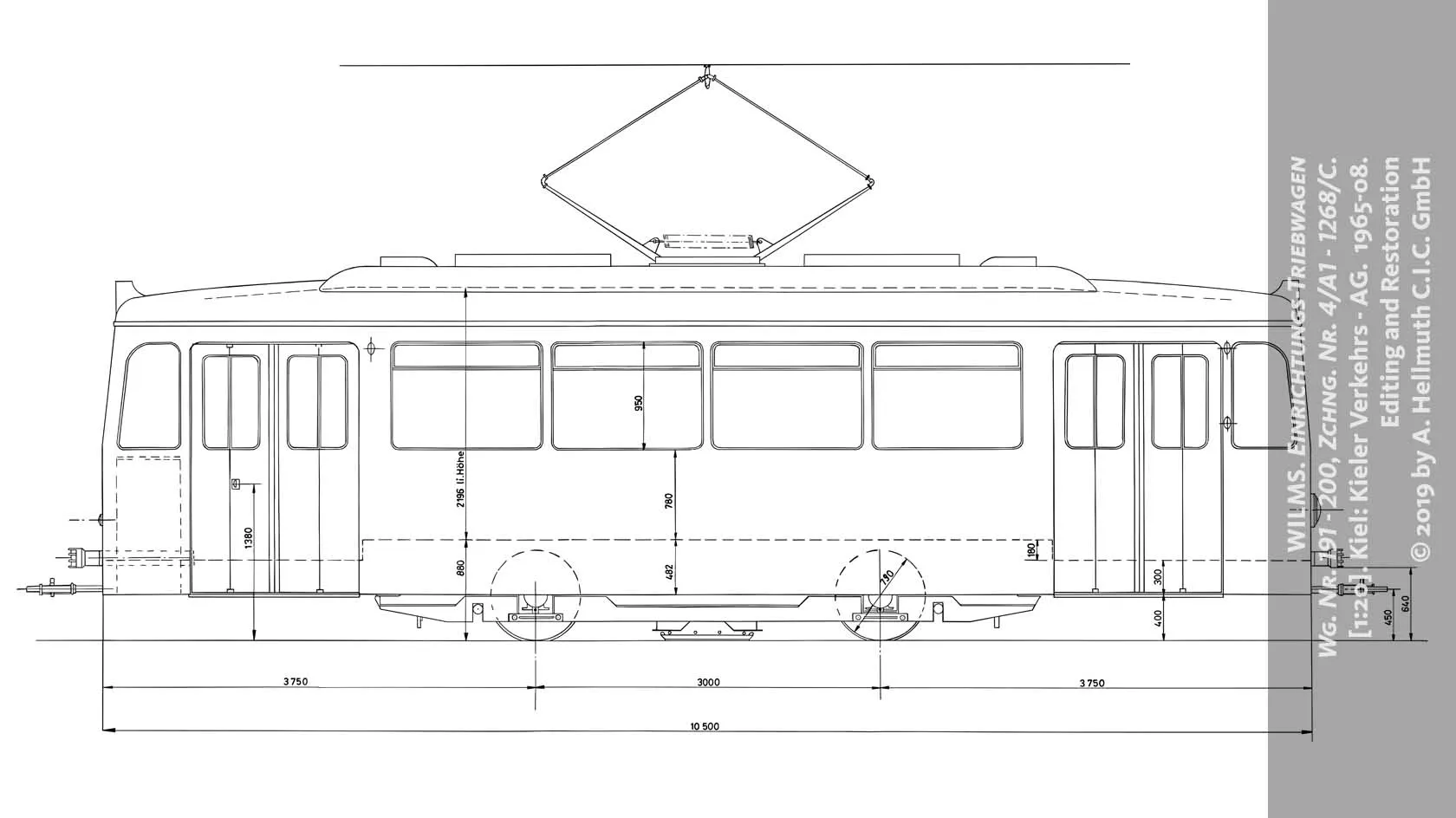 Einrichtungs-Triebwagen Wg. Nr. 191-200